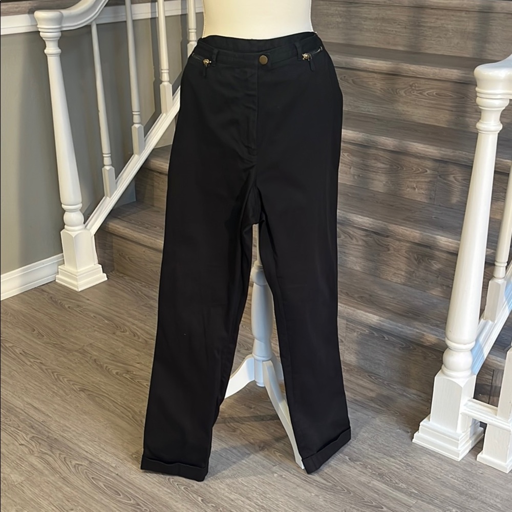 Lauren Ralph Lauren Black Straight Leg Denim